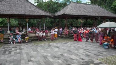 Karangasem Regency 'deki Cennet Kapısı Lempuyang Tapınağı, Bali Endonezya, Lempuyang Dağı' ndaki Bali tapınakları kümesi.