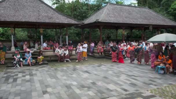 Poort Van Hemel Lempuyang Tempel Karangasem Regentschap Bali Cluster Van — Stockvideo