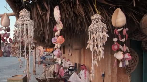 Doha Qatar Noviembre 2023 Katara Trece Dhow Festival Tradicional Doha — Vídeo de stock