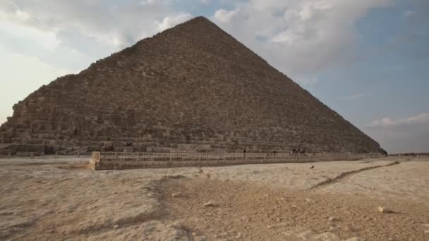 Giza Egipto Enero 2023 Complejo Piramidal Giza Necrópolis Giza Toma — Vídeos de Stock