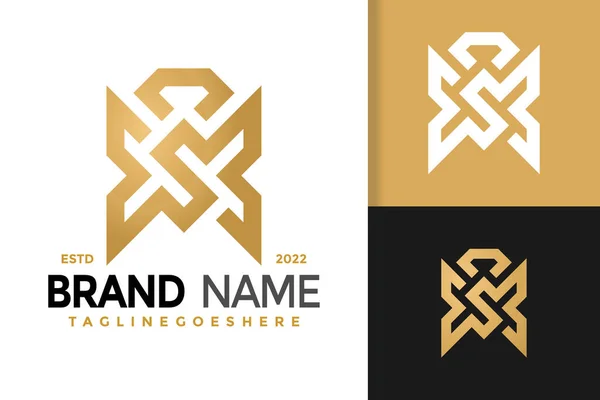 Elegantní Logo Diamond Design Vektor Loga Identity Značky Moderní Logo — Stockový vektor