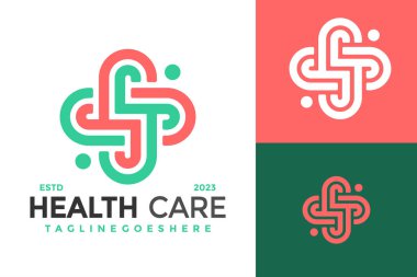 Medical Health care Logo design vector symbol icon illustration clipart