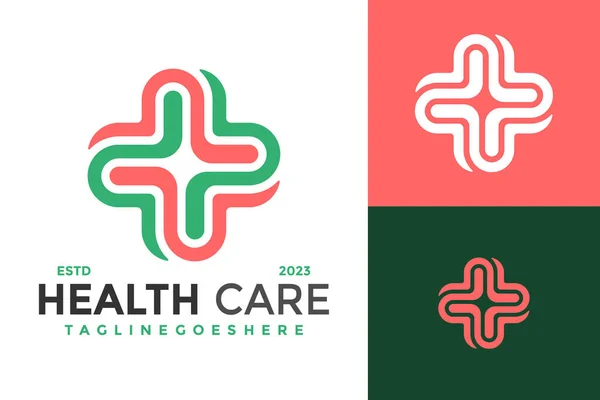 Salud Cuidado Médico Logotipo Diseño Vector Símbolo Icono Ilustración Ilustración De Stock
