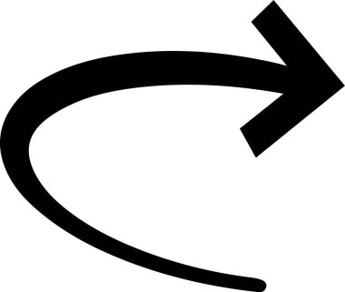 Siyah el sağa doğru zarifçe kıvrılarak temiz beyaz bir arkaplan karşısında yön, hareket ya da ilerlemenin görsel bir temsilini oluşturuyor.