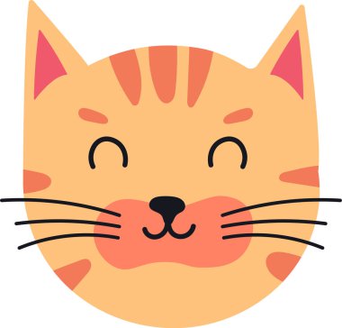 Sevimli, kızıl kedi yüzlü, gözleri kapalı, geniş gülümseyen, büyüleyici bıyıkları olan, mutluluk saçan, neşeli kedi masumiyeti olan bir çizgi film karakteri.