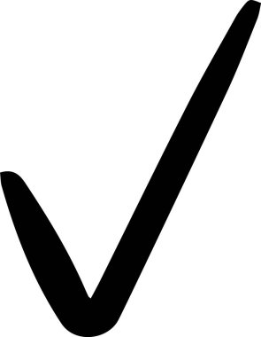 Onay ve kabulü temsil eden el çizilmiş onay işareti, somutlaştırıcı pozitiflik ve tamamlanma hissi, çeşitli bağlamlarda doğruluk ve doğruluğu vurgularken