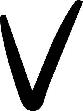 İş, eğitim veya kişisel görevlerle ilgili çeşitli projeler için ideal el çizimi onay, anlaşma veya olumlu sonuç taşıma işareti