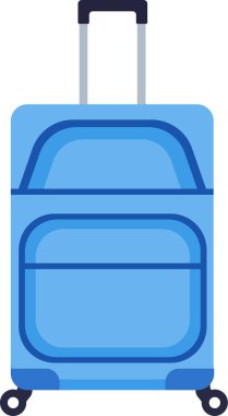 Geri çekilebilir saplı modern bavul, seyahat, tatil ya da iş gezisi için ideal, parlak bir tasarım ve dayanıklı bir yapı içeriyor