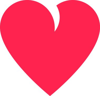 Kırık bir kalbin minimalist vektör çizimi kalp kırıklığını, ayrılığı ya da bir ilişkinin sonunu simgeler. Beyaz bir arkaplanda üzüntü ve kayıp duygularını iletir.