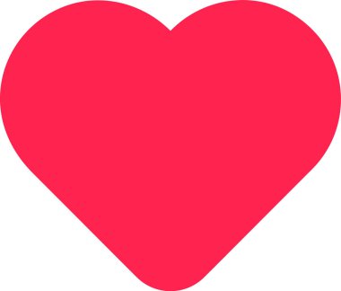 Aşk, şefkat, sağlık, kardiyoloji ve sevgililer günü kutlamalarını temsil eden parlak kırmızı kalp sembolü, duyguları ifade etmek ve sağlık bilincini desteklemek için mükemmel.