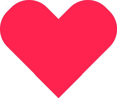 Parlak kırmızı kalp, aşkı, romantizmi ve sevgiyi simgeliyor. Temiz beyaz bir arkaplan üzerine kurulmuş. Sevgililer Günü için mükemmel.