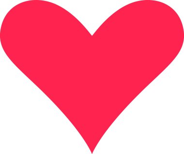 Parlak kırmızı kalp, aşkı, romantizmi ve sevgiyi simgeliyor. Temiz beyaz bir arkaplan üzerine kurulmuş. Sevgililer Günü için mükemmel.