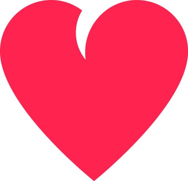 Kırık bir kalbi temsil eden minimalist vektör illüstrasyonu, zor bir ayrılık sırasında yaşanan duygusal karmaşa ve acıyı ve kayıp aşkın üzüntüsünü temsil ediyor.