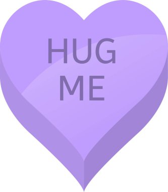 Yürekten bir sarılma içeren mor şeker kalp Sevgililer Günü hediyesi olarak beni bekliyor. Aşk ve şefkat yayarak romantizm ve bağı kutluyorlar.