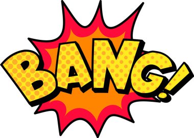 Yarım tonluk noktalarla dolu canlı sarı patlama mesajı, siyah ve turuncu bir yıldız patlaması ile ortaya çıkar, temiz beyaz bir arkaplan üzerine kuruludur.