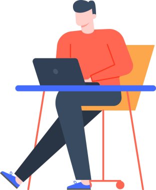 Ofis çalışanı, masa başında oturmuş, görevlere odaklanmış ve modern bir çalışma alanındaki iş sorumluluklarını etkin bir şekilde yöneten bir dizüstü bilgisayarla dikkatle yazmaktadır.