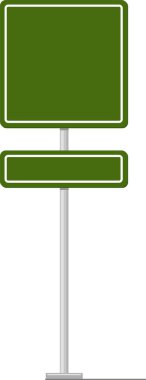 Çeşitli şekil ve boyutlara sahip yeşil yol işaretleri sürücüler için temel bilgi ve rehberlik sağlar, yollar ve otoyollarda güvenli ve verimli navigasyon sağlar