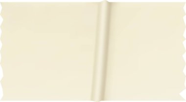 Katlanmış bej yapıştırıcı kağıt bant, yırtık kenarları gösteren gerçekçi bir illüstrasyon ve çeşitli yaratıcı projeler için basit ama desenli görsel, mükemmel.