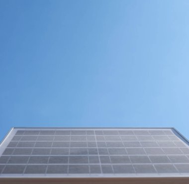 Güneş panelleri karbondioksit azaltma kavramları, küresel ısınma, sürdürülebilir kalkınma ve yeşil yenilenebilir enerji sektörü