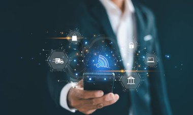 Şeylerin IOT İnternet Ortak bir teknolojik bağlantı kaynağı