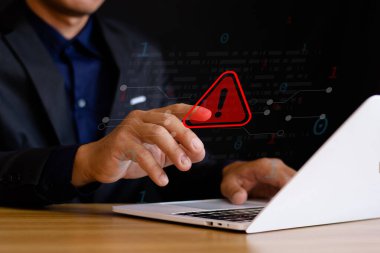 Sistem Alarmı Korsan Alarmı Siber Saldırı Alarmı E- posta Uyarısı Tehlike