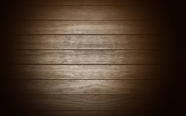 stock image Dark wood surface, old natural pattern with light in the center. Illustrations for placing products, etc.