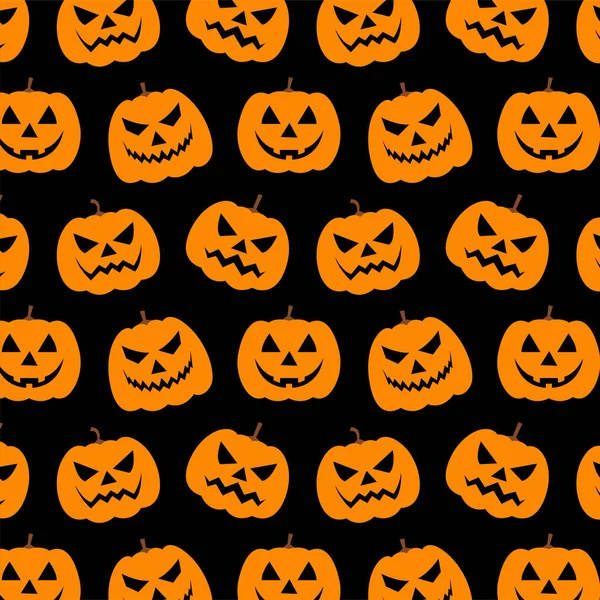 Halloween Strona Modny Bezszwowy Wzór Wesołego Halloween Może Być Stosowany — Wektor stockowy