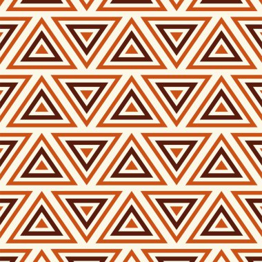 Geçmişe dönük kusursuz bir model. Soyut desen dekoratif 50 'ler, 60' lar, 70 'ler tarzı. Kumaş, duvar kağıdı, tekstil, duvar dekorasyonu için kullanılabilir. Vektör illüstrasyonu