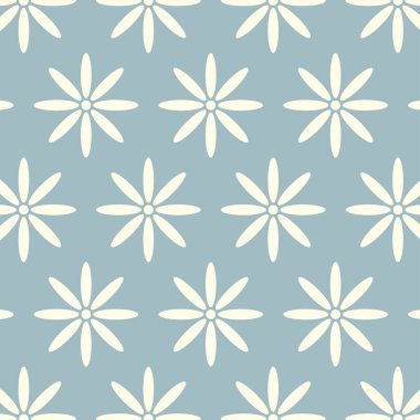 Geçmişe dönük kusursuz bir model. Soyut desen dekoratif 50 'ler, 60' lar, 70 'ler tarzı. Kumaş, duvar kağıdı, tekstil, duvar dekorasyonu için kullanılabilir. Vektör illüstrasyonu