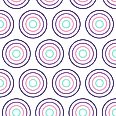 Geçmişe dönük kusursuz bir model. Soyut desen dekoratif 50 'ler, 60' lar, 70 'ler tarzı. Kumaş, duvar kağıdı, tekstil, duvar dekorasyonu için kullanılabilir. Vektör illüstrasyonu