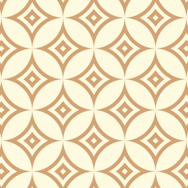 Geçmişe dönük kusursuz bir model. Soyut desen dekoratif 50 'ler, 60' lar, 70 'ler tarzı. Kumaş, duvar kağıdı, tekstil, duvar dekorasyonu için kullanılabilir. Vektör illüstrasyonu