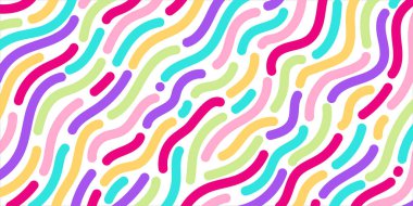 Eğlenceli, renksiz bir desen. Çocuklar için yaratıcı karalama soyut sanat geçmişi. Modern temel şekillere sahip modaya uygun doku tasarımı. Vektör illüstrasyonu