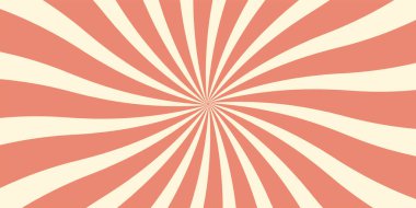 Güneş ışığı mizahı. 60 'lar ve 70' lerde modaya uygun vektör illüstrasyonu.