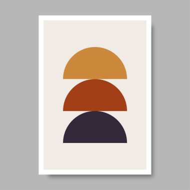 Duvar dekorasyonu, broşür ve kapak tasarımı için elde çizilmiş minimalist yaratıcı çizimler. Vektör Eps10