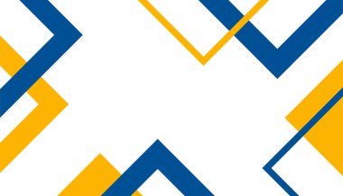 İş konsepti ve geometrik şekillerle sunum için soyut arkaplan. Vektör illüstrasyonu