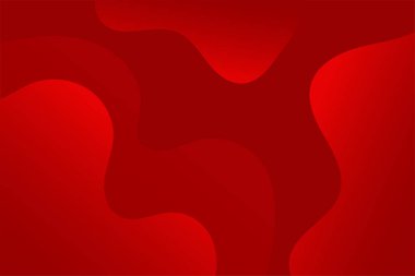 Dalga şekilli soyut kırmızı eğimli arkaplan. Vektör illüstrasyonu