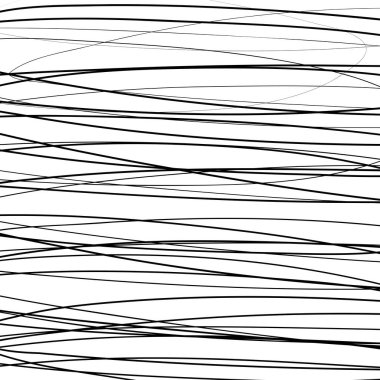 Beyaz arka planda siyah ve beyaz çizgiler. Vektör illüstrasyonu