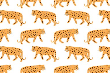 Renkli leopar deseni ve el çizimi karalama konsepti. Moda hayvan geçmişi. Vektör illüstrasyonu