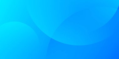 Soyut arkaplan mavisi ve dinamik daire şekilli elementler. Moda ve modern geometrik gradyan arka plan. Vektör İllüstrasyonu