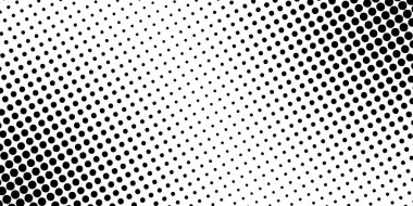 Soyut yarım ton kalıbı. Arka plan dokusu retro etki noktası, pop sanat ve çizgi roman. Vektör illüstrasyonu