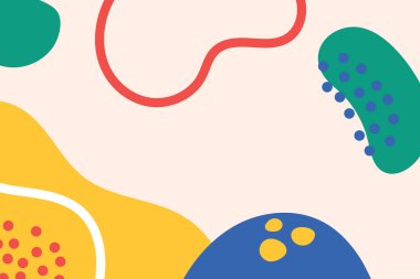 Soyut model arkaplanı. Tendi renkli boho doodle 'ın yaratıcı tasarımı. Vektör illüstrasyonu