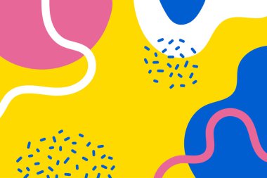 Soyut model arkaplanı. Tendi renkli boho doodle 'ın yaratıcı tasarımı. Vektör illüstrasyonu