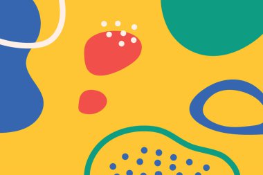 Soyut model arkaplanı. Tendi renkli boho doodle 'ın yaratıcı tasarımı. Vektör illüstrasyonu