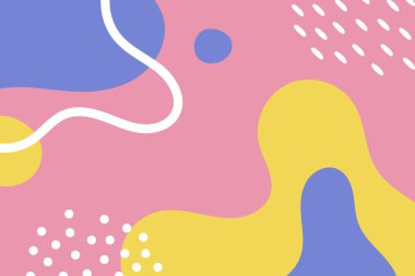 Soyut model arkaplanı. Tendi renkli boho doodle 'ın yaratıcı tasarımı. Vektör illüstrasyonu