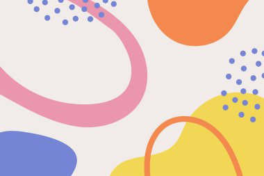 Soyut model arkaplanı. Tendi renkli boho doodle 'ın yaratıcı tasarımı. Vektör illüstrasyonu