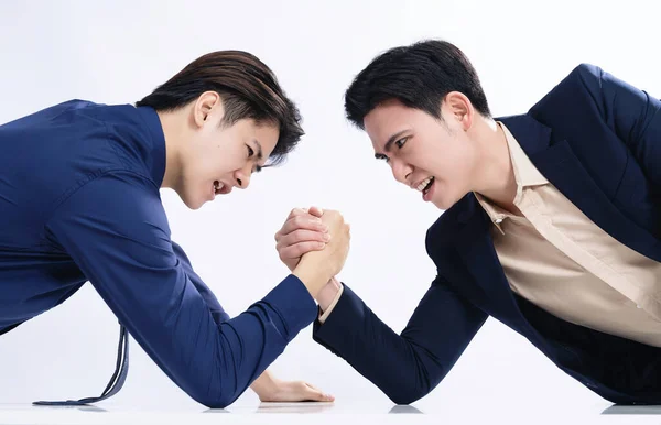 Två Asiatiska Män Bakgrunden — Stockfoto