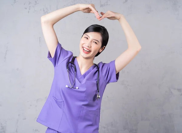 Портрет Молодого Лікаря Азіатські Жінки — стокове фото