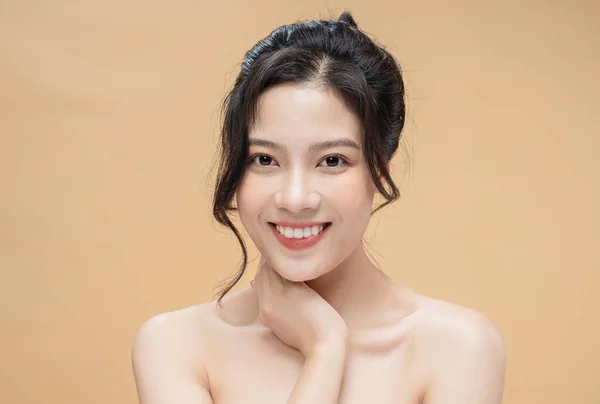 Full Length Image Young Asian Business Woman Background — Fotografia de Stock