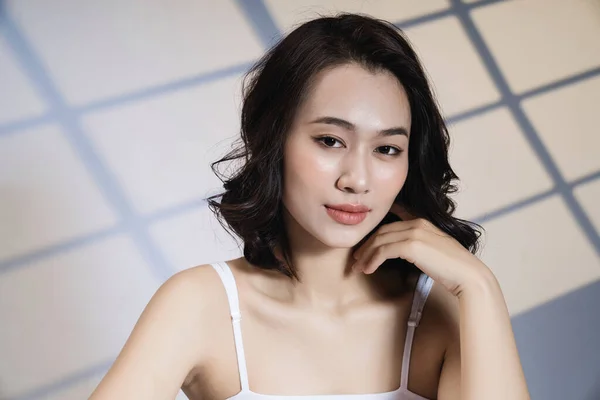 Skönhetsfoto Ung Asiatisk Kvinna — Stockfoto
