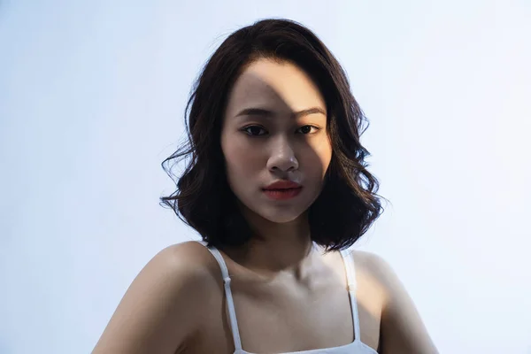 아시아인 여자의 아름다운 — 스톡 사진